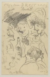 Lovis Corinth an Carl Strathmann: Postkarte, Poststempel 23. September 1905