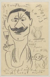 Lovis Corinth an Carl Strathmann: Postkarte, Poststempel 29. März 1904
