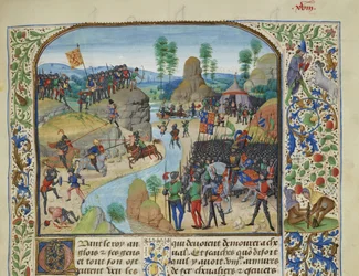 Anglo-Schottischer Krieg: Die Engländer überqueren den Tyne, ca. 1470-1475