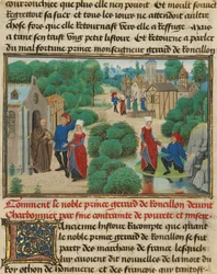 Gerard und Bertha finden Nahrung in einer Einsiedelei