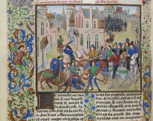 Der Tod von Wat Tyler, ca. 1470-1475