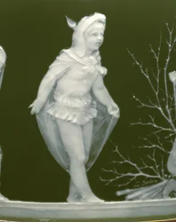 Detail aus einem Paar Vasen, 