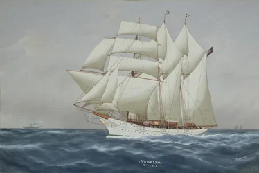 Die Sonnenstrahl unter vollen Segeln