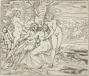 Venus trauert um den Tod von Adonis