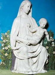 Madonna im Rosengarten, ca. 1450-55