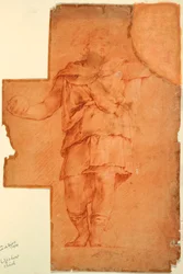 Studie einer stehenden Figur, ca. 1670–1700