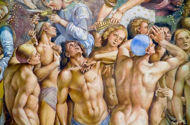 Auserwählte, aus dem Freskenzyklus Jüngstes Gericht