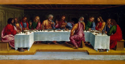 Geschichten von Christus, das letzte Abendmahl, von Luca Signorelli