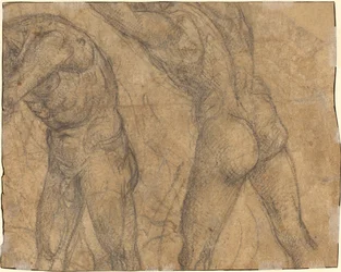 Zwei nackte Figuren (verso)