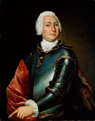 Porträt von Graf Ernst Christoph von Manteuffel, 18. Jahrhundert