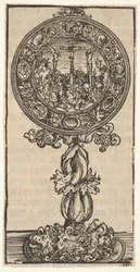 Ein vergoldeter Pacifical mit einer Kreuzigung, aus der großen Serie der Wittenberger Reliquien, 1509