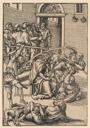 Krönung der Dornen, Illustration aus "Die Passion"