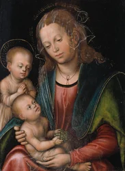 Maria mit dem Kind und dem kleinen Johannes