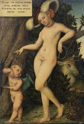 Venus mit Amor als Honigdieb