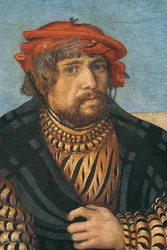 Selbstporträt in der Heiligen Familie, ca. 1510