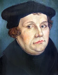Porträt Martin Luther, 1570 von Cranach d.J.