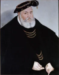 Porträt des Markgrafen Georg des Frommen von Brandenburg-Ansbach