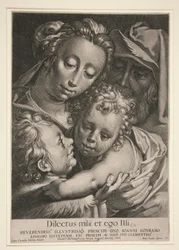 Die Heilige Familie mit dem Heiligen Johannes