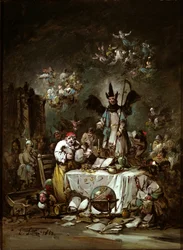Allegorische Laune. Die Habgier