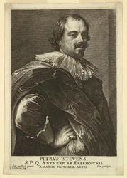 Porträt von Peter Stevens, aus den Icones Principum Virorum