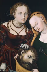 Judith mit dem Kopf des Holofernes von Lucas Cranach dem Älteren