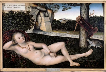Nymphe an der Quelle oder Die Ruhe der Diana
