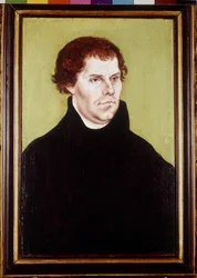 Porträt von Martin Luther (1483 - 1546), Gemälde von Carnach