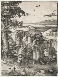 Abraham geht, um Isaak zu opfern, 1517-1519