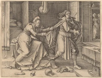 Joseph entkommt der Frau des Potiphar