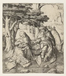 Ruhe auf der Flucht nach Ägypten