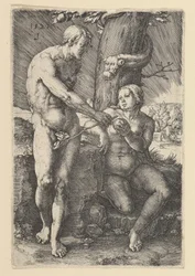 Die Sünde von Adam und Eva, 1529