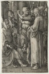 Die Passion: Christus vor dem Hohenpriester, 1521