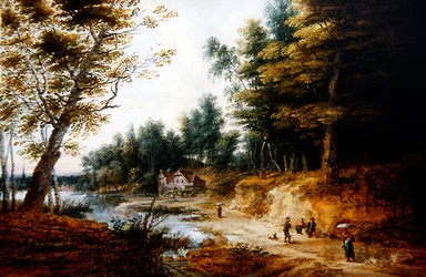 Eine bewaldete Landschaft