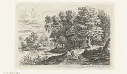 Landschaft mit zwei Hirtenjungen