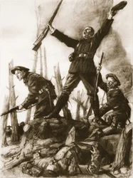 Am Gipfel des Hartmannswillerkopfs
