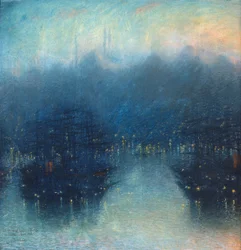 Konstantinopel (Der Hafen am Abend)