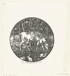 Weidender Hirsch