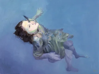 Mädchen schwebend, 2004