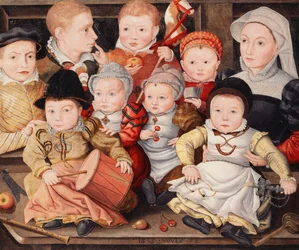 Gruppenporträt von Kindern, 1565