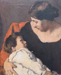 Frau mit Kind