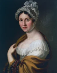 Porträt von Johanna Rosine Wagner, geb. Patz, Mutter von Richard Wagner (Ludwig Geyer)