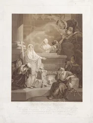 Gedenkblatt für Papst Pius VI