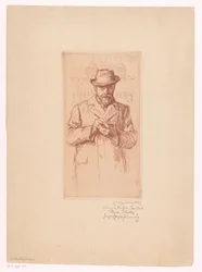 Selbstporträt von Ludwig Michaleck