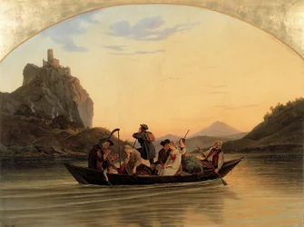 Überquerung bei Schreckenstein