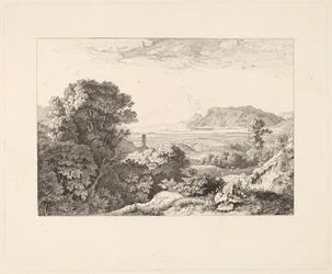Ansicht des Schlosses von Olevano
