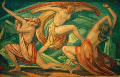 Drei tanzende Frauen