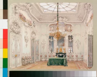 Interieurs des Winterpalastes: Das grüne Esszimmer