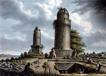 Denkmäler in der Nähe von Tortosa, veröffentlicht von William Watts