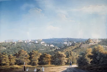 Capodimonte-Hügel und Villen entlang der Ponti Rossi Straße