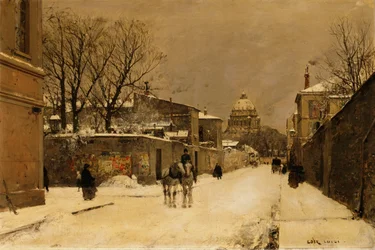 Eine Straße in der Nähe von Les Invalides, Paris